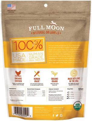 Show full view: Full Moon Organic Chicken Jerky Human-Grade Dog Treats, 32-oz bag slide 3 of 9