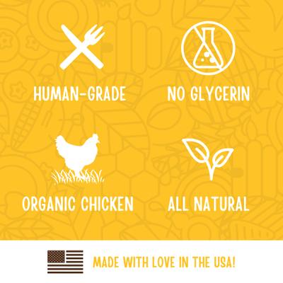 Show full view: Full Moon Organic Chicken Training Grain-Free Dog Treats, 6-oz bag slide 6 of 10