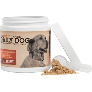 FullBucket Health Daily Probiotic Peanut Butter Flavored Powder Supplement for Dogs, 30 count