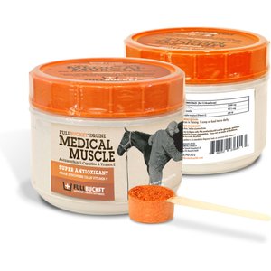 FullBucket Health Equine Medical Muscle Performance Horse Supplement, 450-g bag