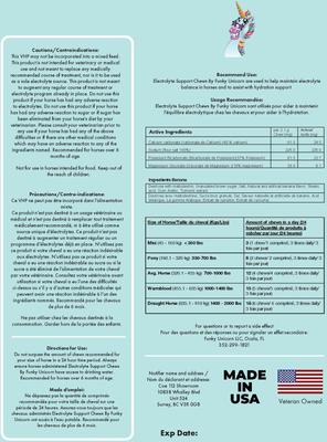 Show full view: Funky Unicorn Electrolyte Cubes Tripack Minis Horse Supplement, 30 count slide 5 of 9