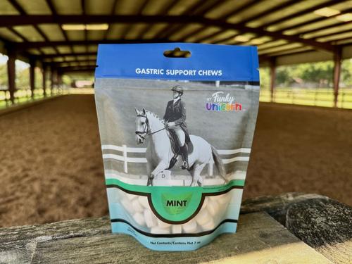 Show full view: Funky Unicorn Gastric Support Antacid Mint Chew Horse Supplement, 7-oz pouch slide 4 of 5