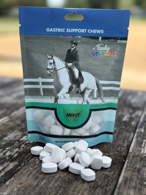 Show full view: Funky Unicorn Gastric Support Antacid Mint Chew Horse Supplement, 7-oz pouch slide 3 of 5