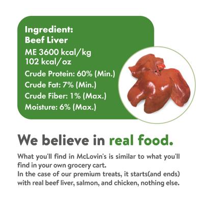 Show full view: Fur Valley Beef Liver Freeze-Dried Dog & Cat Treats, 12-oz jar slide 5 of 7