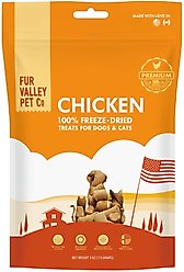 Fur Valley Chicken Bites Grain-Free Freeze-Dried Dog Treats, 3-oz bag