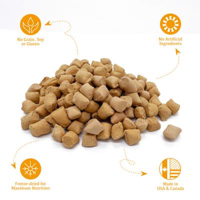 Show full view: Fur Valley Chicken Bites Grain-Free Freeze-Dried Dog Treats, 3-oz bag slide 4 of 8