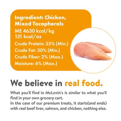 Show full view: Fur Valley Chicken Bites Grain-Free Freeze-Dried Dog Treats, 3-oz bag slide 5 of 8