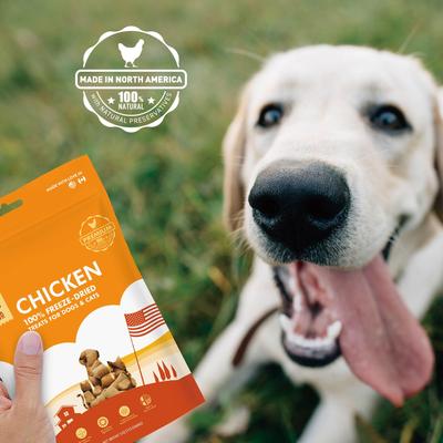 Show full view: Fur Valley Chicken Bites Grain-Free Freeze-Dried Dog Treats, 3-oz bag slide 7 of 8