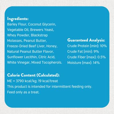 Show full view: Fur Valley Rx Pockets Peanut Butter Dog Treats, 5.3-oz bag slide 4 of 7