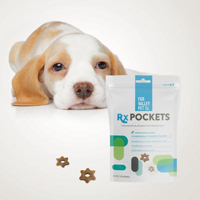 Show full view: Fur Valley Rx Pockets Peanut Butter Dog Treats, 5.3-oz bag slide 7 of 7