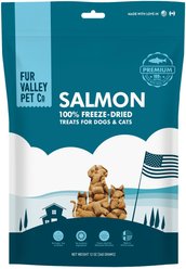 Fur Valley Salmon Freeze-Dried Dog & Cat Treats, 12-oz bag