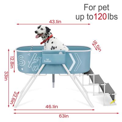 Show full view: Furesh Elevated Folding Dog Bathtub slide 5 of 9