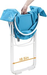 Furesh Elevated Folding Pet Bath Tub & Wash Station, Blue slide 2 of 7