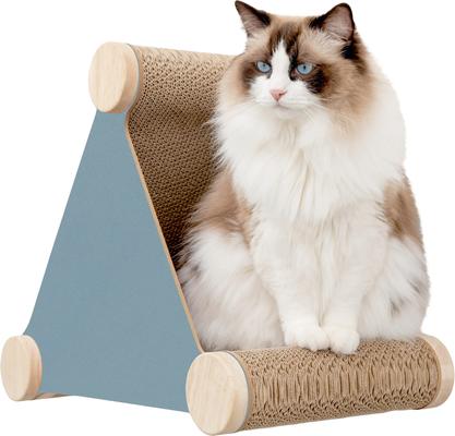 Show full view: FurHaven Ascentials Basecamp Cat Wall Shelve, Bamboo slide 2 of 11