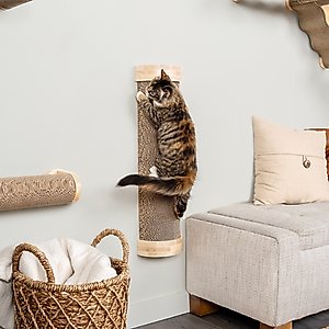 TSCOMON 55-in Plush Cat Tree with Hammock, Toy & Sisal Scratching Post