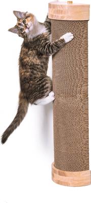 Show full view: FurHaven Ascentials Treehugger Cat Scratcher, Bamboo slide 2 of 11