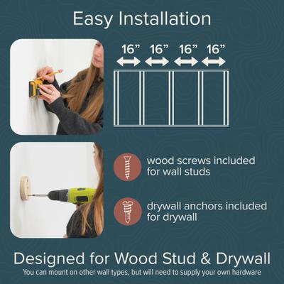 Show full view: FurHaven Ascentials Wave Cat Wall Shelve, Bamboo slide 8 of 11