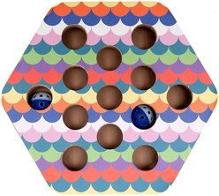 FurHaven Busy Box Corrugated Hexagon Cat Scratcher Toy with Catnip slide 2 of 6