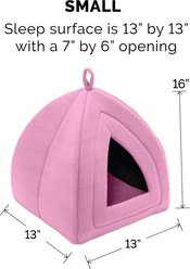 FurHaven Calming Fleece Covered Dog & Cat Bed, Cotton Candy Pink slide 2 of 7