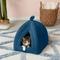 Show in main carousel: FurHaven Calming Fleece Covered Dog & Cat Bed, Lagoon Blue slide 1 of 9