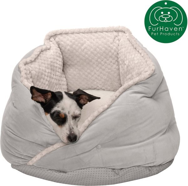 FurHaven Calming Hug Bolster Cat & Dog Bed