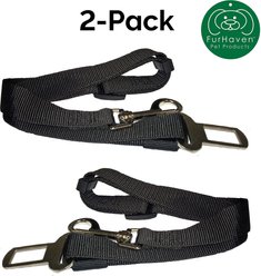 FurHaven Car Dog Seat Belt & Clip, 2 count, Black slide 2 of 4