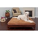 FurHaven Cat & Dog Bed Frame, Walnut, Jumbo
