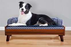 FurHaven Cat & Dog Bed Frame, Walnut, Large