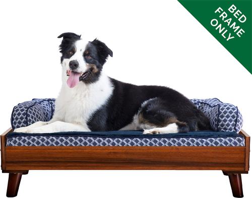 Show full view: FurHaven Cat & Dog Bed Frame, Walnut, Large slide 2 of 7