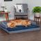 Show in main carousel: FurHaven Comfy Couch Cooling Gel Cat & Dog Bed with Removable Cover, Diamond Blue, Jumbo slide 1 of 10