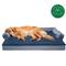 Show in main carousel: FurHaven Comfy Couch Cooling Gel Cat & Dog Bed with Removable Cover, Diamond Blue, Jumbo slide 4 of 10