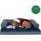 Show in main carousel: FurHaven Comfy Couch Cooling Gel Cat & Dog Bed with Removable Cover, Diamond Blue, Large slide 4 of 10