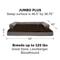 Show in main carousel: FurHaven Comfy Couch Cooling Gel Cat & Dog Bed with Removable Cover, Diamond Brown, Jumbo Plus slide 6 of 11