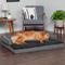 Show in main carousel: FurHaven Comfy Couch Cooling Gel Cat & Dog Bed with Removable Cover, Diamond Gray, Jumbo slide 1 of 10