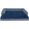 Show in main carousel: FurHaven Comfy Couch Orthopedic Bolster Dog Bed with Removable Cover, Diamond Blue, Large slide 3 of 11