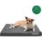 Show in main carousel: FurHaven Deluxe Oxford Cooling Gel Indoor/Outdoor Dog & Cat Bed with Removable Cover, Large, Stone Grey slide 4 of 10
