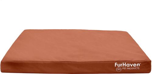 Show full view: FurHaven Deluxe Oxford Full Support Dog & Cat Bed with Removable Cover, Chestnut, Large slide 3 of 10