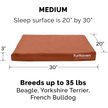 Show in main carousel: FurHaven Deluxe Oxford Full Support Dog & Cat Bed with Removable Cover, Chestnut, Medium slide 5 of 10