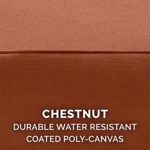 Show full view: FurHaven Deluxe Oxford Full Support Dog & Cat Bed with Removable Cover, Chestnut, Medium slide 9 of 10