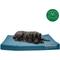 Show in main carousel: FurHaven Deluxe Oxford Full Support Dog & Cat Bed with Removable Cover, Deep Lagoon, Jumbo Plus slide 5 of 11