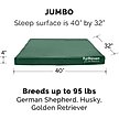 Show in main carousel: FurHaven Deluxe Oxford Full Support Dog & Cat Bed with Removable Cover, forest, Jumbo slide 5 of 10