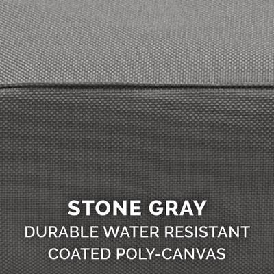 Show full view: FurHaven Deluxe Oxford Full Support Dog & Cat Bed with Removable Cover, Stone Gray, Jumbo slide 9 of 10