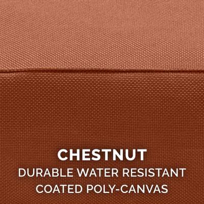 Show full view: FurHaven Deluxe Oxford Memory Foam Indoor/Outdoor Dog & Cat Bed with Removable Cover, Large, Chestnut slide 9 of 10