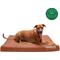 Show in main carousel: FurHaven Deluxe Oxford Orthopedic Indoor/Outdoor Dog & Cat Bed with Removable Cover, Jumbo, Chestnut slide 4 of 10