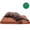 Show in main carousel: FurHaven Deluxe Oxford Orthopedic Indoor/Outdoor Dog & Cat Bed with Removable Cover, Large, Chestnut slide 5 of 11