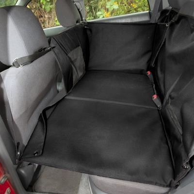 Show full view: FurHaven Deluxe Pet Barrier & Seat Protector with Carry Bag, Black slide 5 of 11