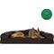 Show in main carousel: FurHaven Faux Fleece Orthopedic Bolster Cat & Dog Bed with Removable Cover, Coffee, Jumbo slide 4 of 11