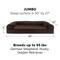 Show in main carousel: FurHaven Faux Fleece Orthopedic Bolster Cat & Dog Bed with Removable Cover, Coffee, Jumbo slide 5 of 11