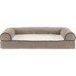 Show in main carousel: FurHaven Faux Fleece Orthopedic Bolster Cat & Dog Bed with Removable Cover, Cream, Medium slide 3 of 11
