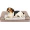 Show in main carousel: FurHaven Faux Fleece Orthopedic Bolster Cat & Dog Bed with Removable Cover, Cream, Medium slide 4 of 11